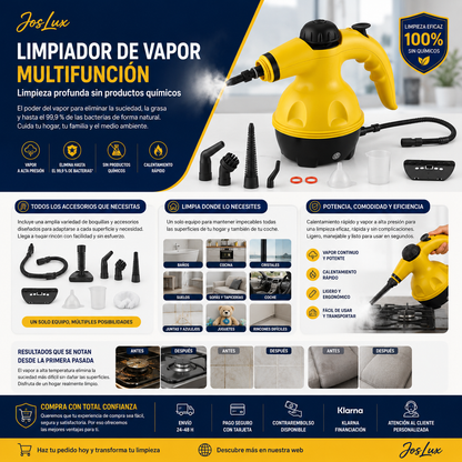 Limpiador a Vapor Multi superficie