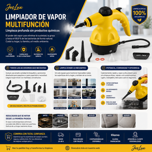 Limpiador a Vapor Multi superficie