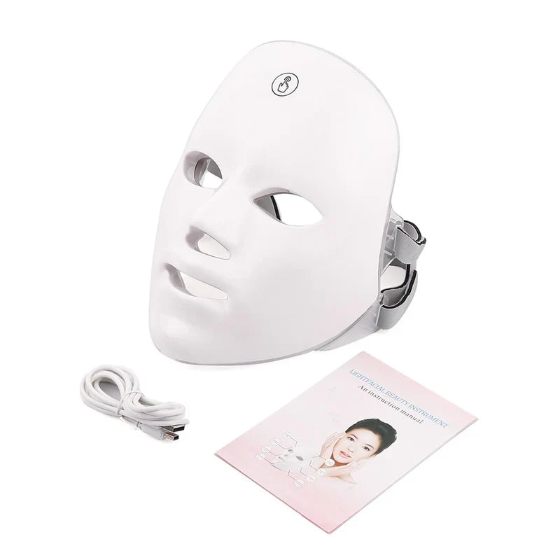 Máscara facial LED